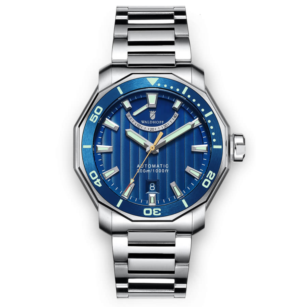 Waldhoff Seawolf Automatic Blue Dial Mens Watch Seawolf MW13C