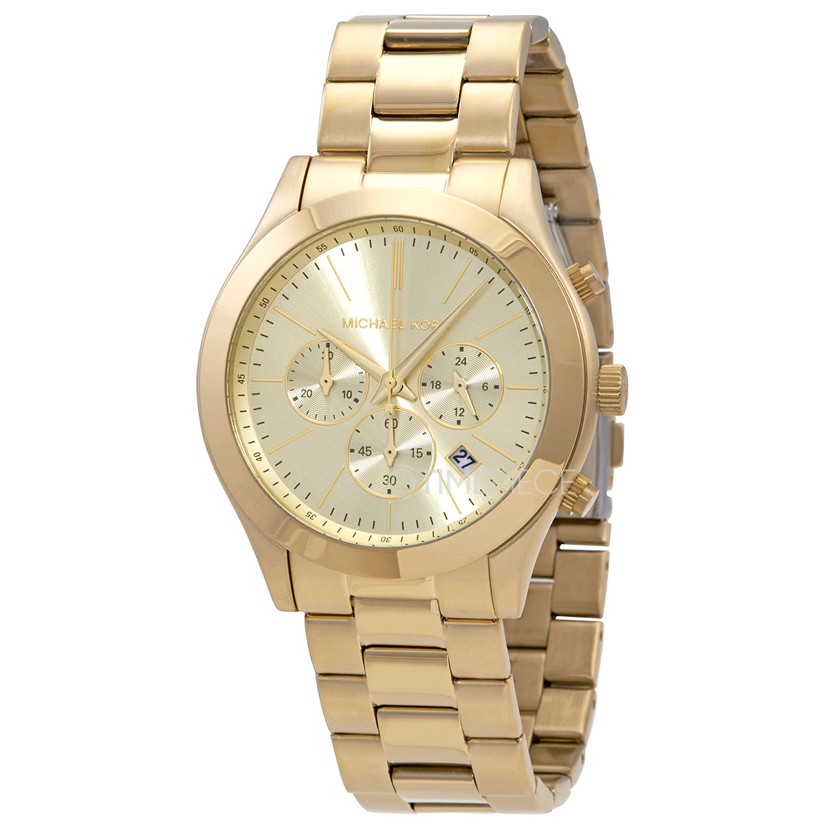 Michael Kors Slim Runway Chronograph Mens Quartz Dial Champagne MK8909 Watch