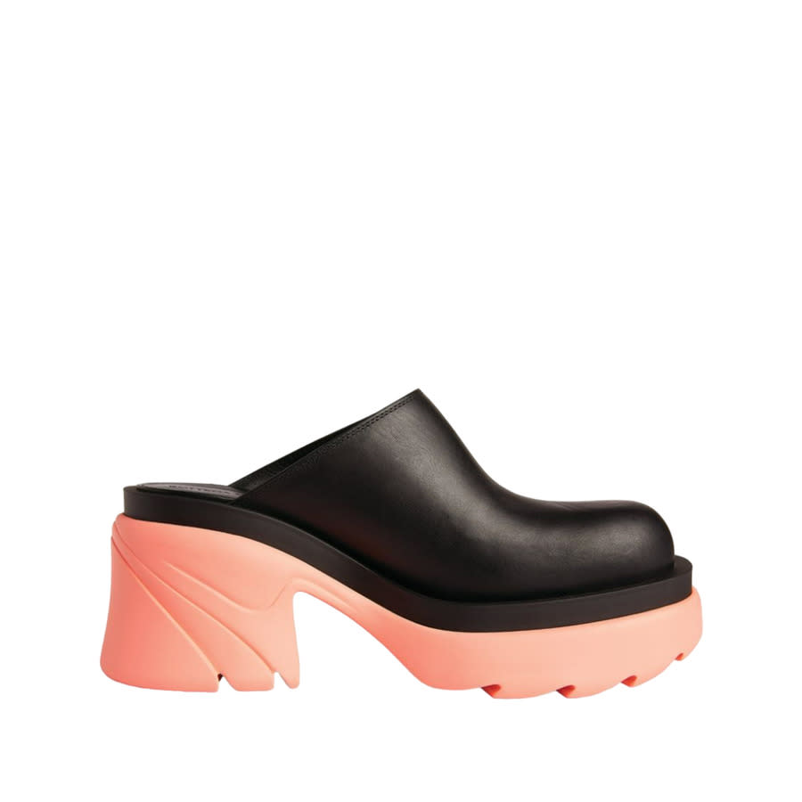 Bottega Veneta Flash Platform Mule — Black