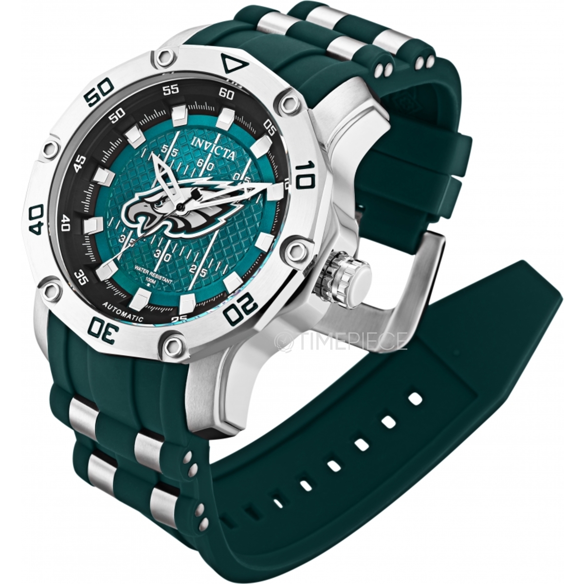 Invicta NFL Philadelphia Eagles Automatic Green Dial Mens Watch 32030