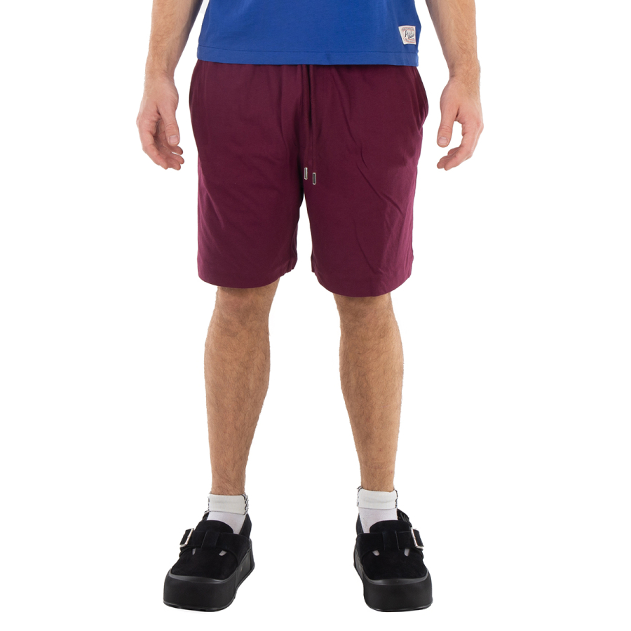 Dries Van Noten Mens Wine Drawstring Shorts