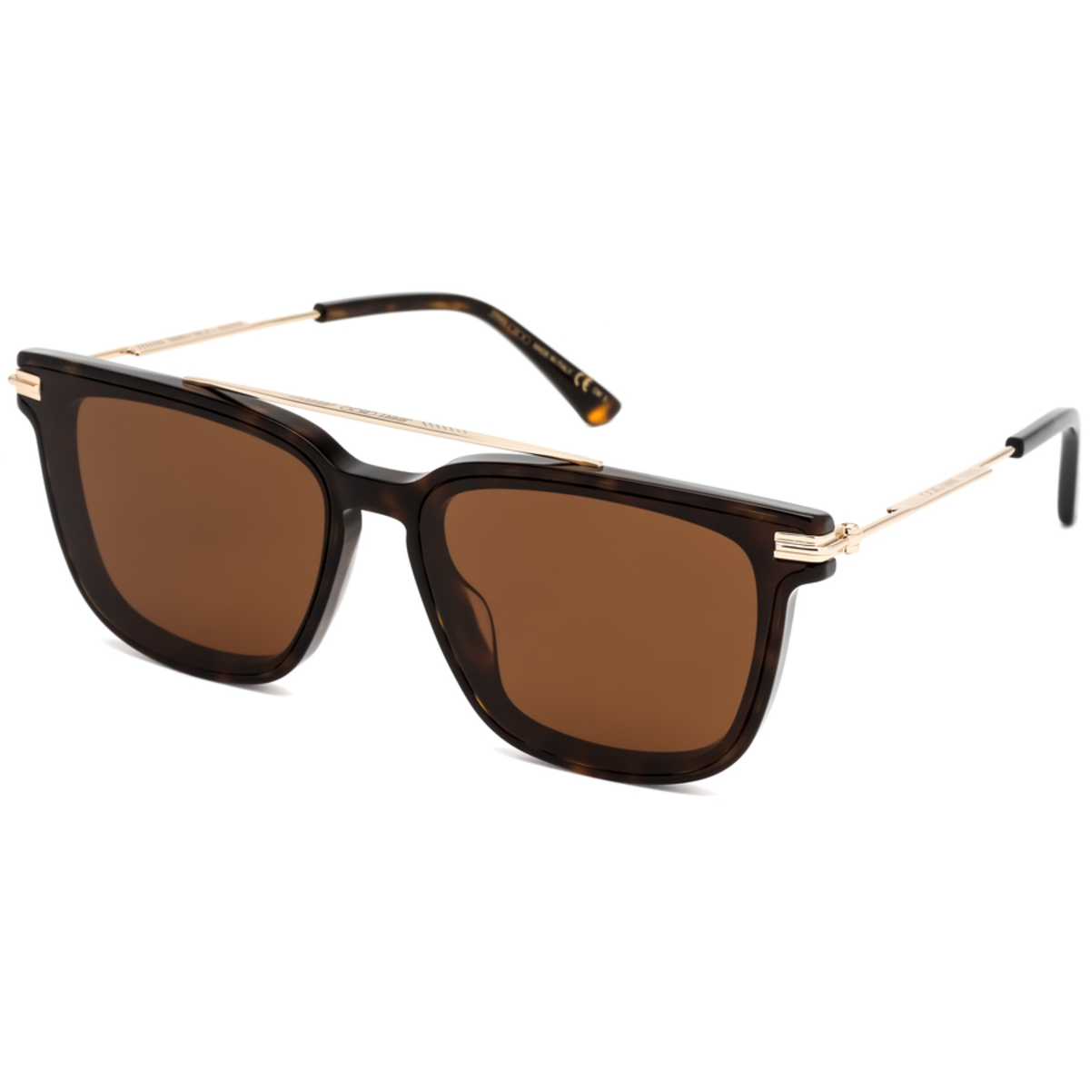 Jimmy Choo Mens Tortoise Square Sunglasses ZED/G/S00867063
