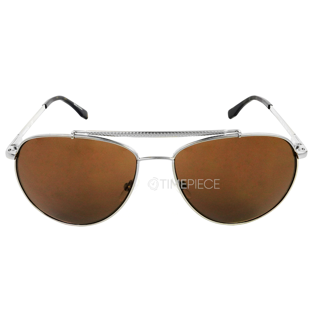 Lacoste Brown Aviator Unisex Sunglasses L177S 033 57
