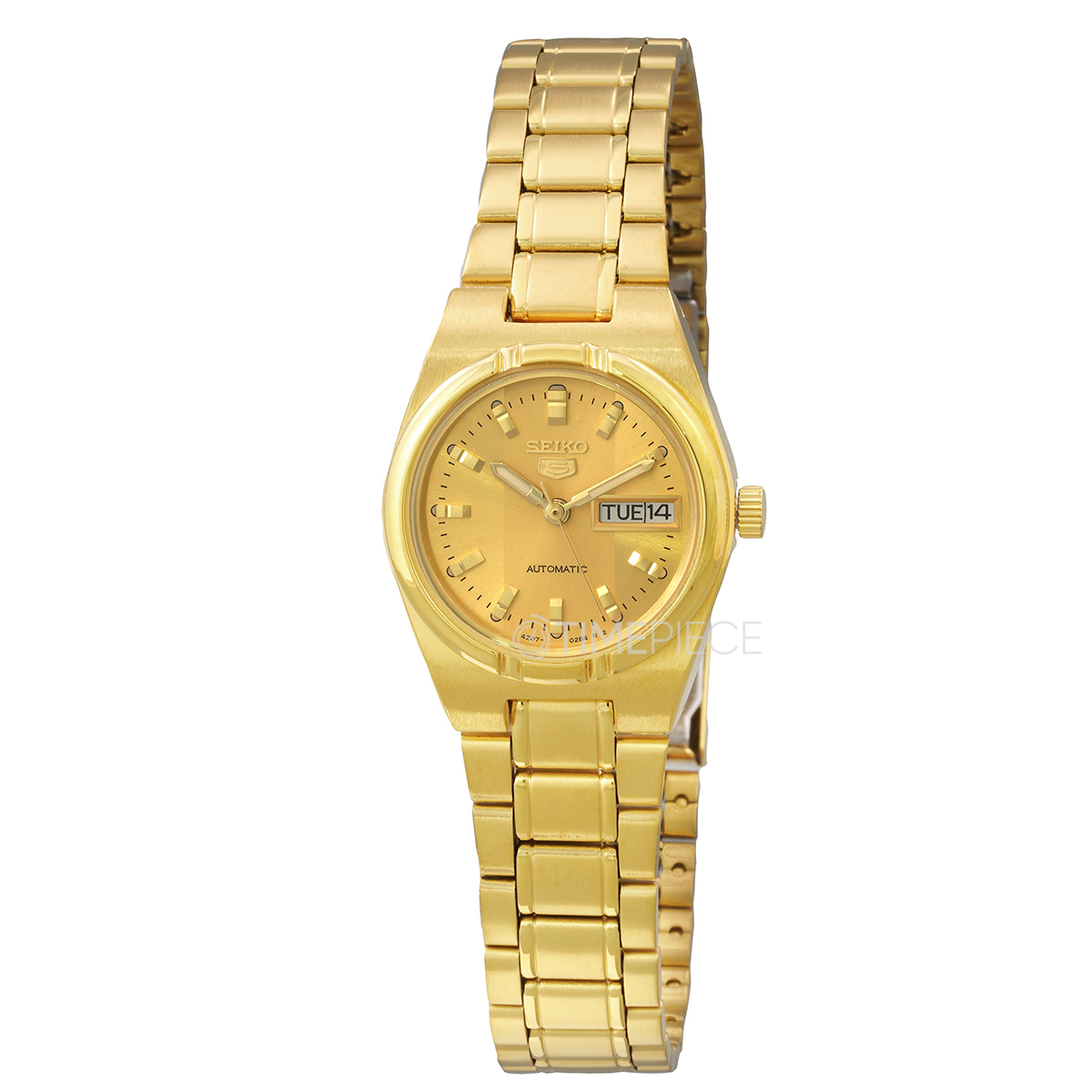 Seiko Series 5 Automatic Gold Dial Ladies Watch SYM600K1