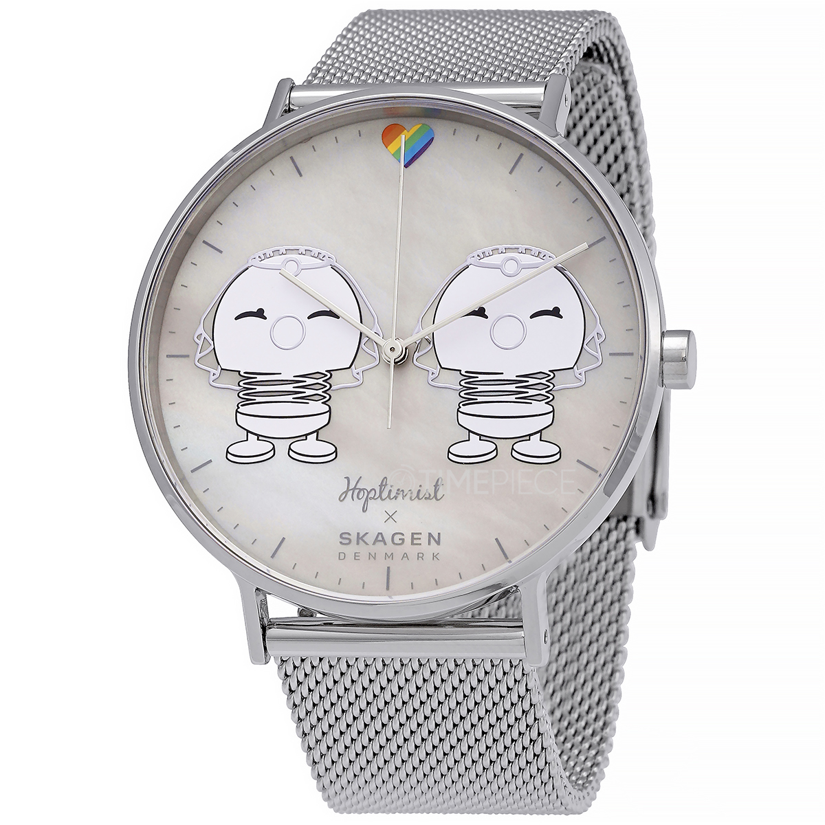 Skagen ladies watch mother of pearl face top