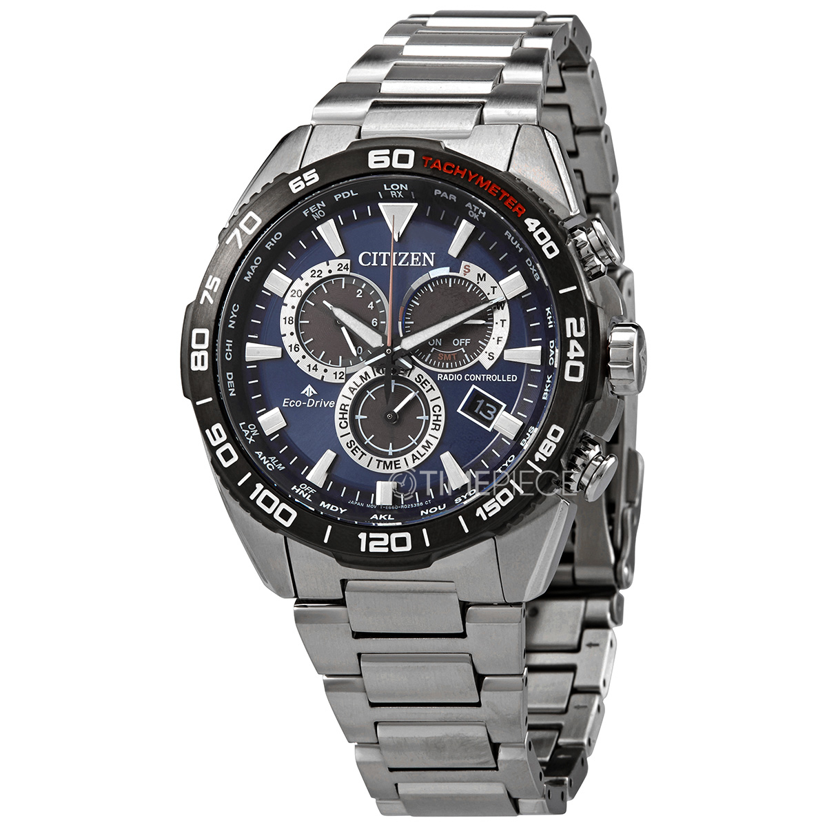 Citizen Promaster Eco-Drive Chronograph Blue Dial Mens Watch