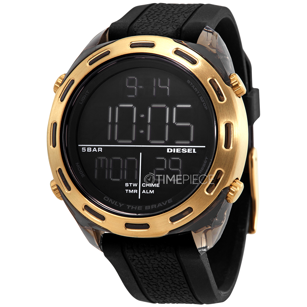 Diesel Crusher Quartz Digital Mens Watch DZ1901