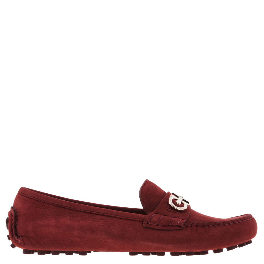 Ferragamo Gancini Ornament Odilia Drivers, Size 7 C