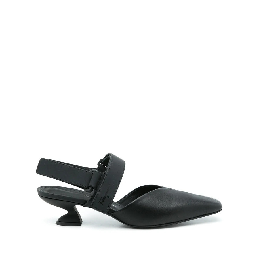 Ferragamo Womens Black Pumps Heels