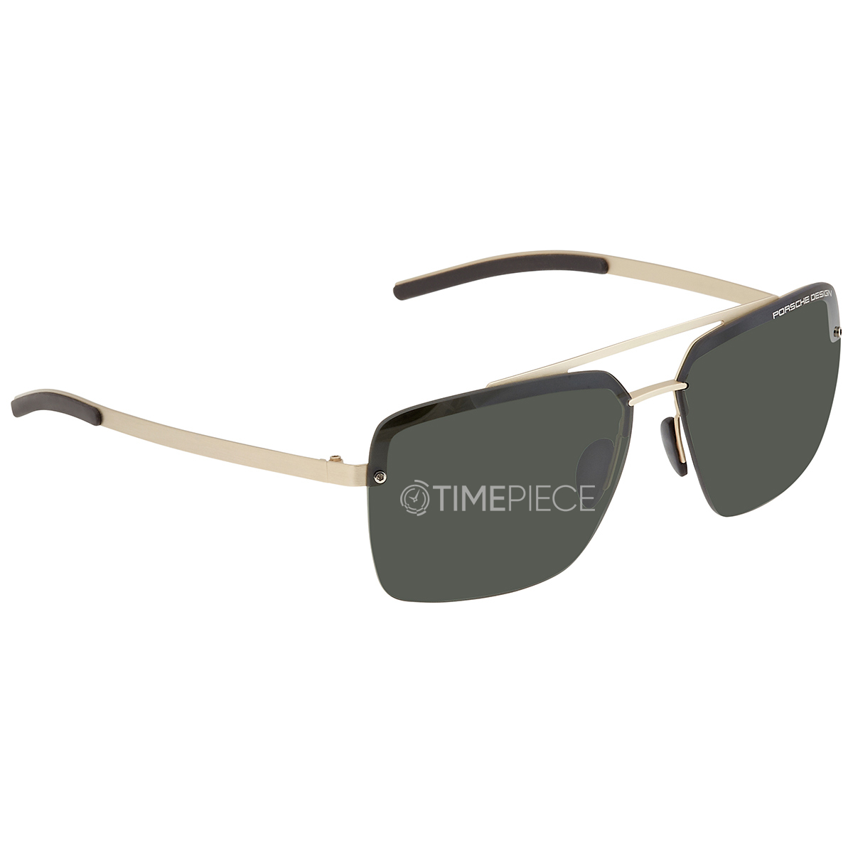 Porsche Design Green Rectangular Mens Sunglasses P8694 B 60