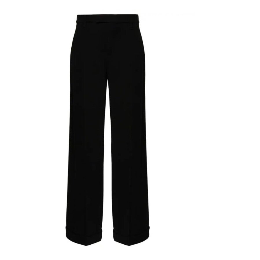 Brunello Cucinelli Woblack Wide Leg Trousers
