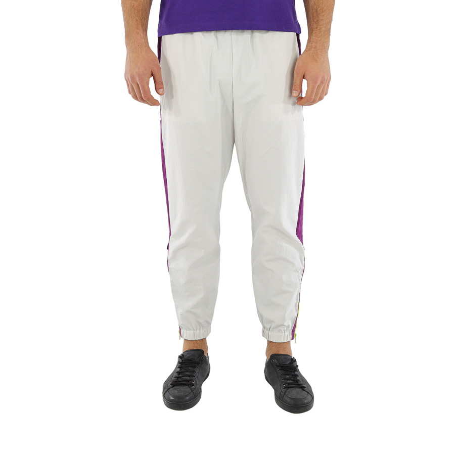 Kenzo Mens Pearl Grey Sport Jogging Nylon Pants