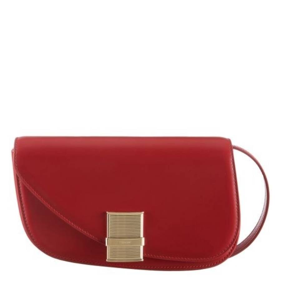Ferragamo Fiamma Mini Leather Shoulder Bag
