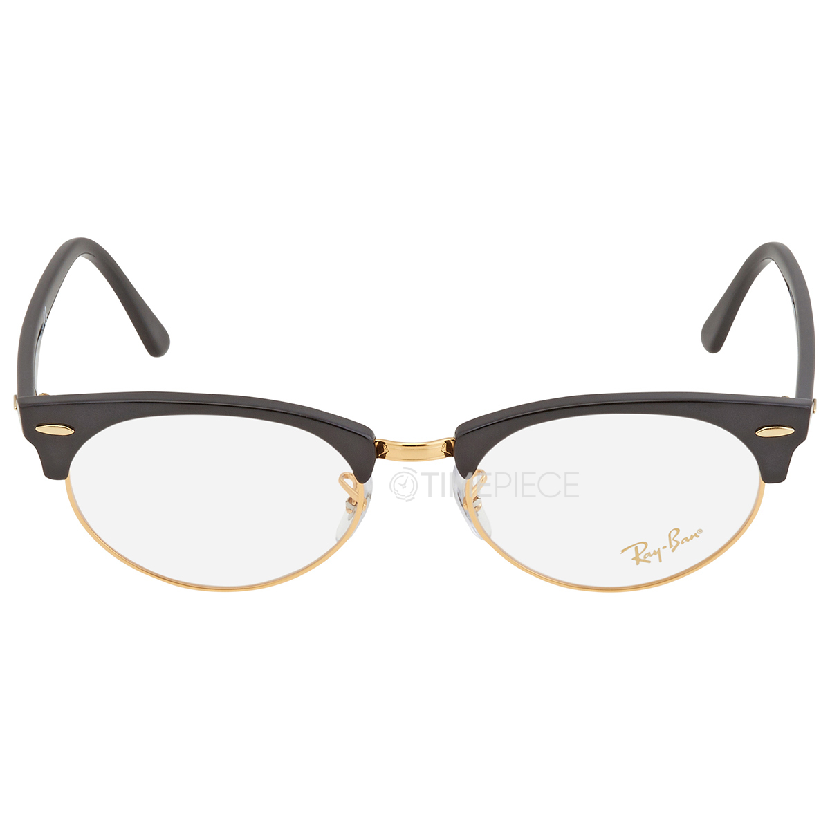 Ray Ban Clubmaster Demo Oval Unisex Eyeglasses RX3946V 8057 52