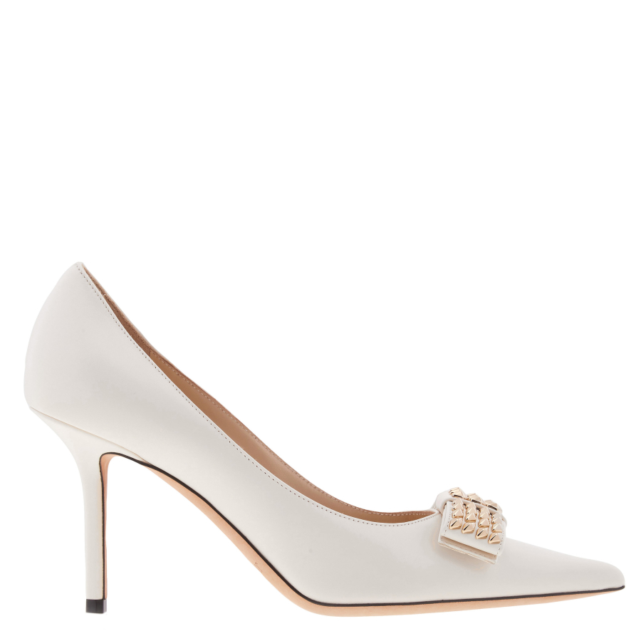 Jimmy Choo Love Bow 85 Leather Pumps