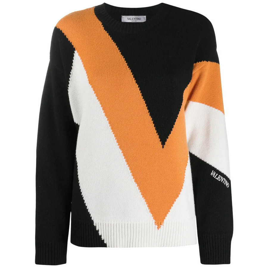 Valentino Garavani Intarsia Knit Jumper