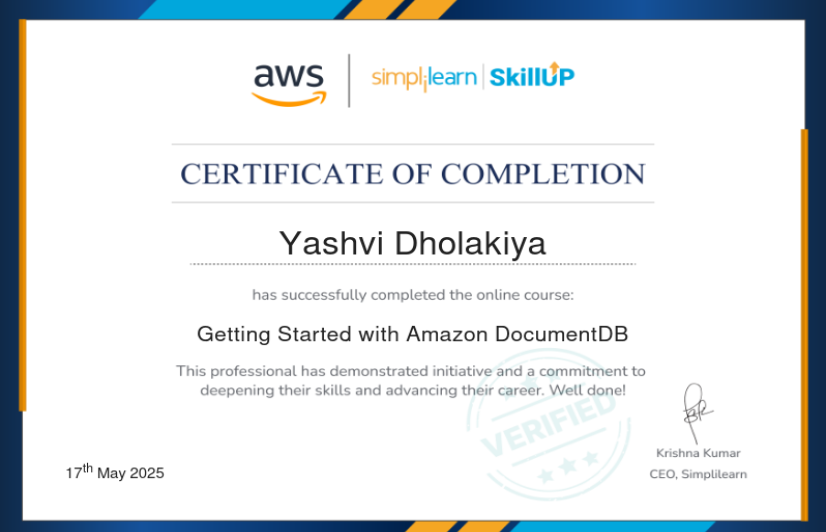 Getting Started with Amazon DocumentDB