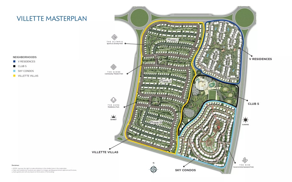 Master plan of Villette