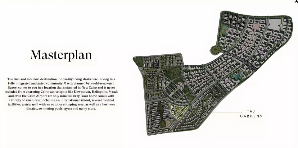 Master plan of Taj City