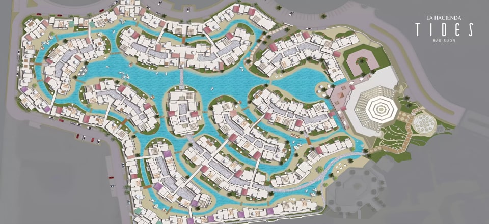 Master plan of La Hacienda