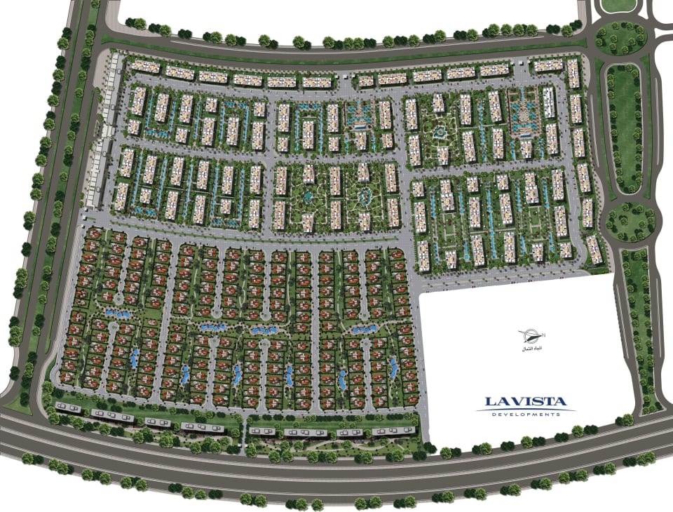Master plan of El Patio Oro