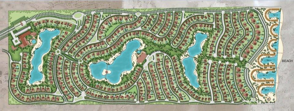 Master plan of Swan Lake North Coast