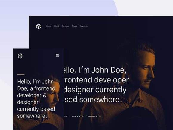 Ethos: modèle HTML de portfolio gratuit