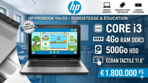 HP PROBOOK 11e G2 - ROBUSTESSE & ÉDUCATION à Conakry