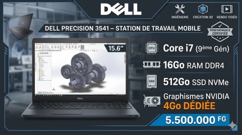 DELL PRECISION 3541 - STATION DE TRAVAIL MOBILE à Conakry