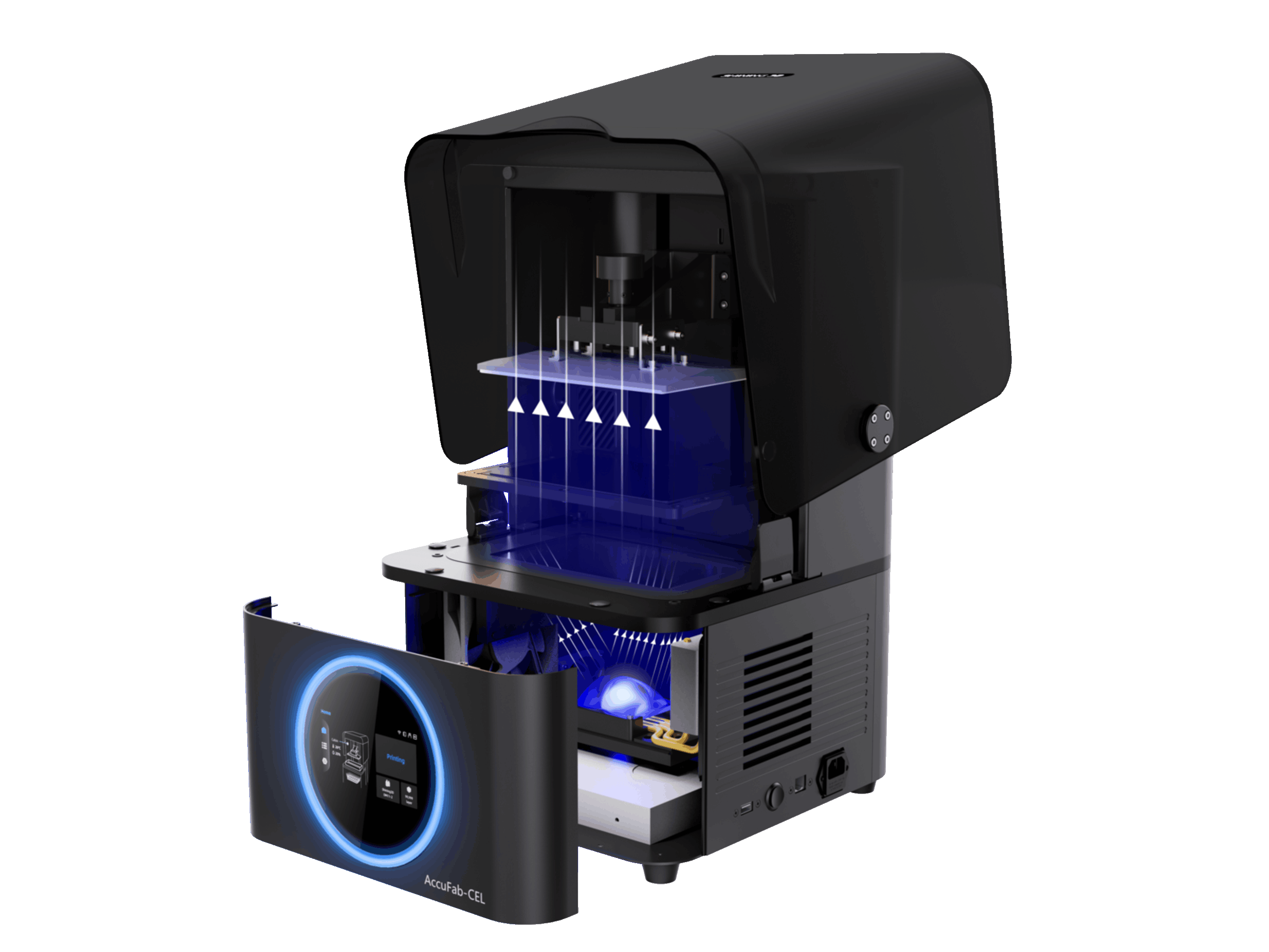 מדפסת דנטלית תלת מימדית LCD