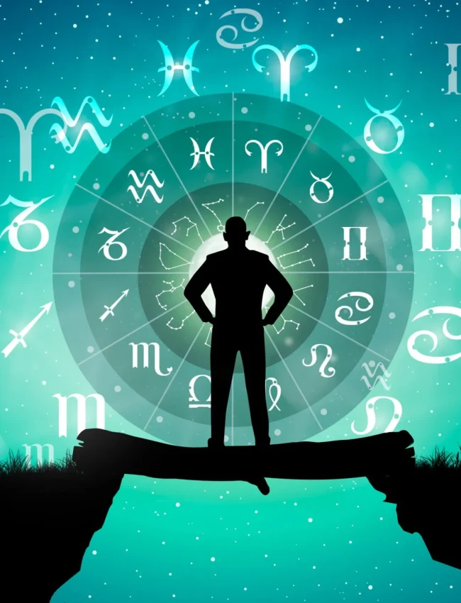Zodiac chart representing career and business astrology