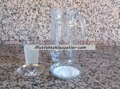 Kornişon turşusu için turşu suyu hazırlama