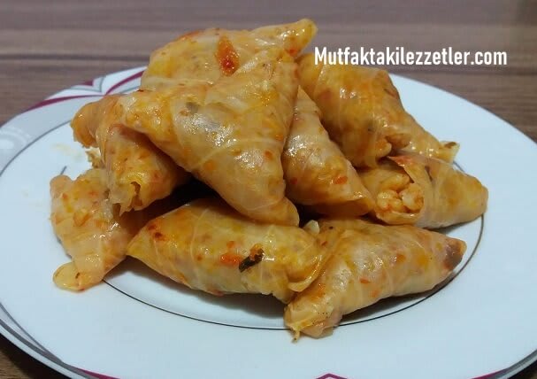 Zeytinyağlı lahana sarması