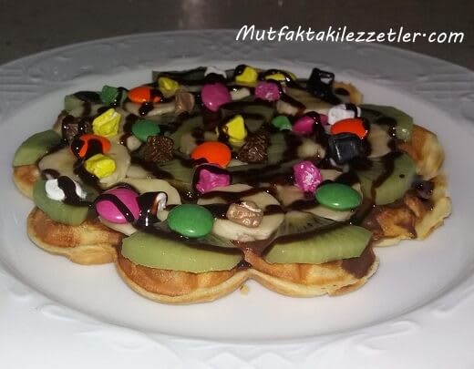 Evde waffle yapılışı