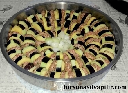 Patatesli patlıcan kebabı tarifi