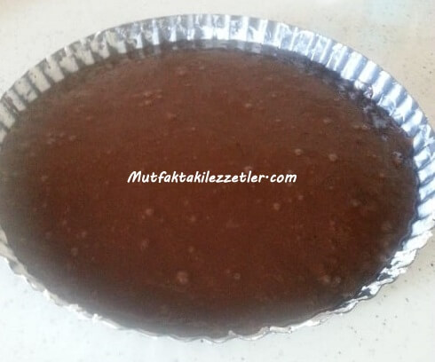 Tart kalıbında muhallebili kek tarifi