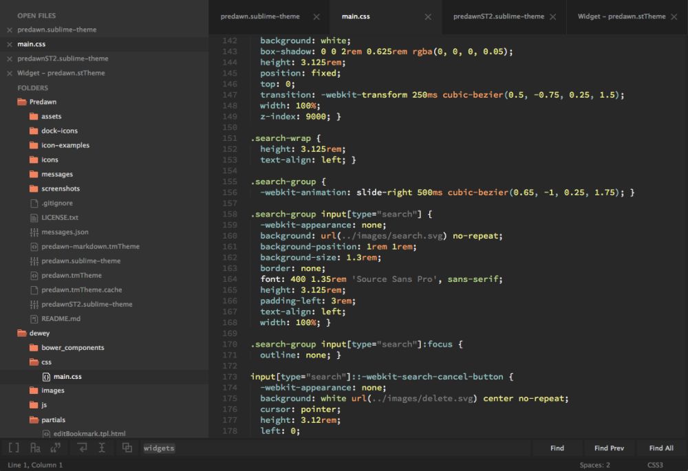 best sublime text theme for reading code