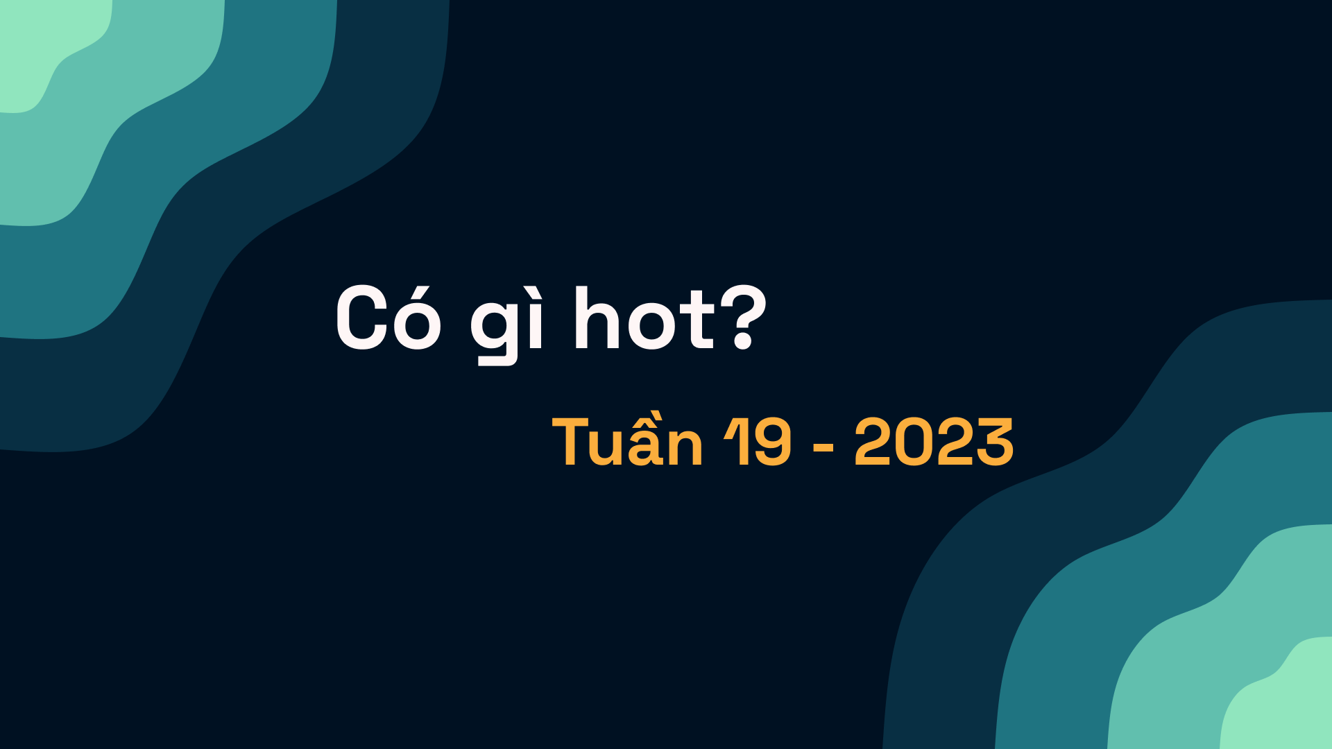 Có gì hot? Tuần 19 - 2023