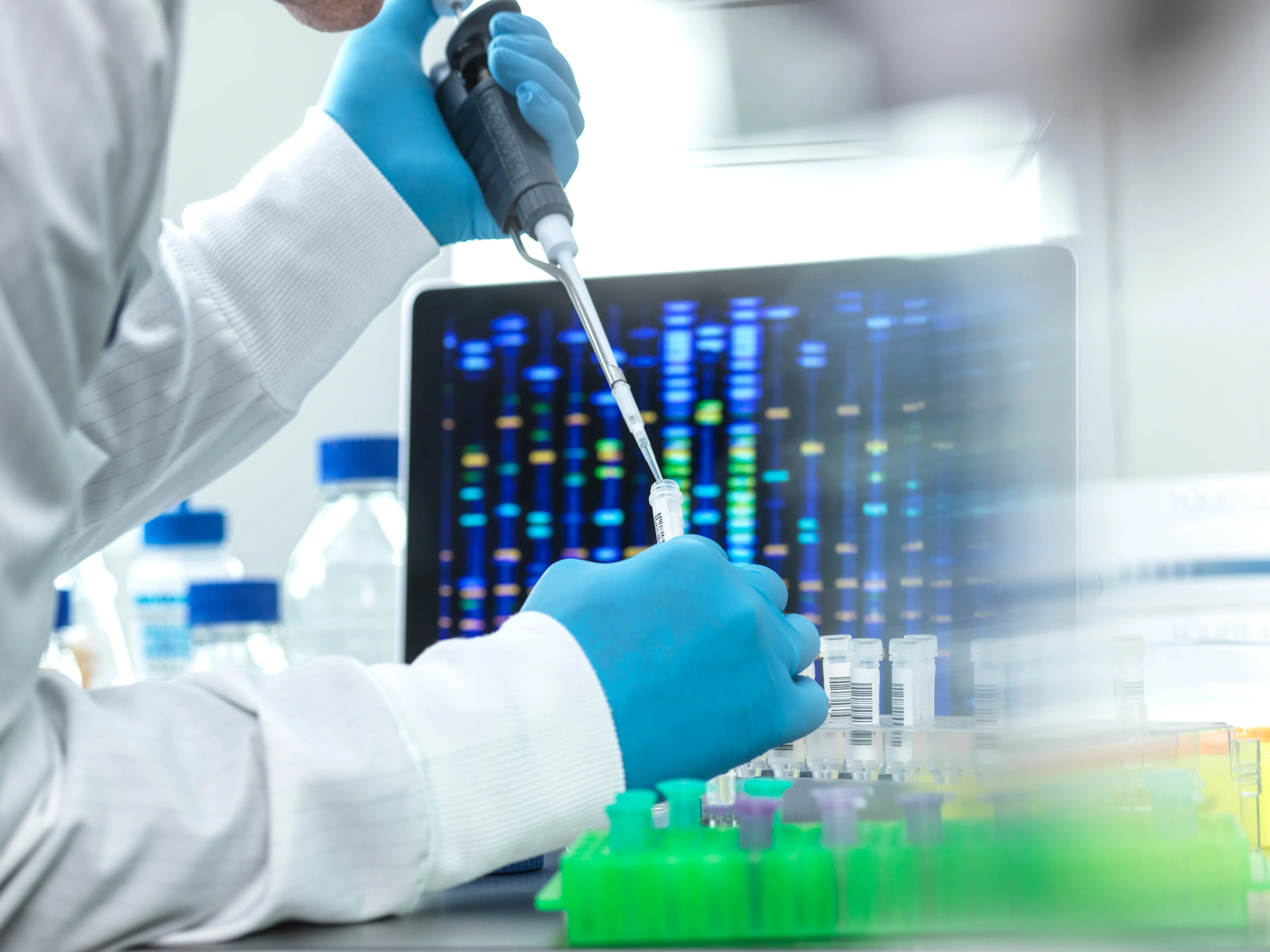 Clean, high-resolution image suitable for topics involving scientific development or genetic research.