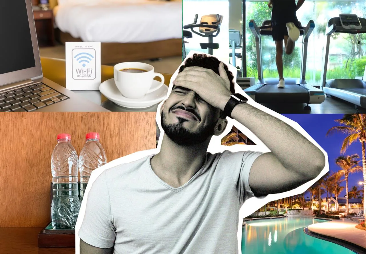 High-resolution panoramic photo of a luxury Hawaiian resort with guest facilities, representing the resort fee controversy.