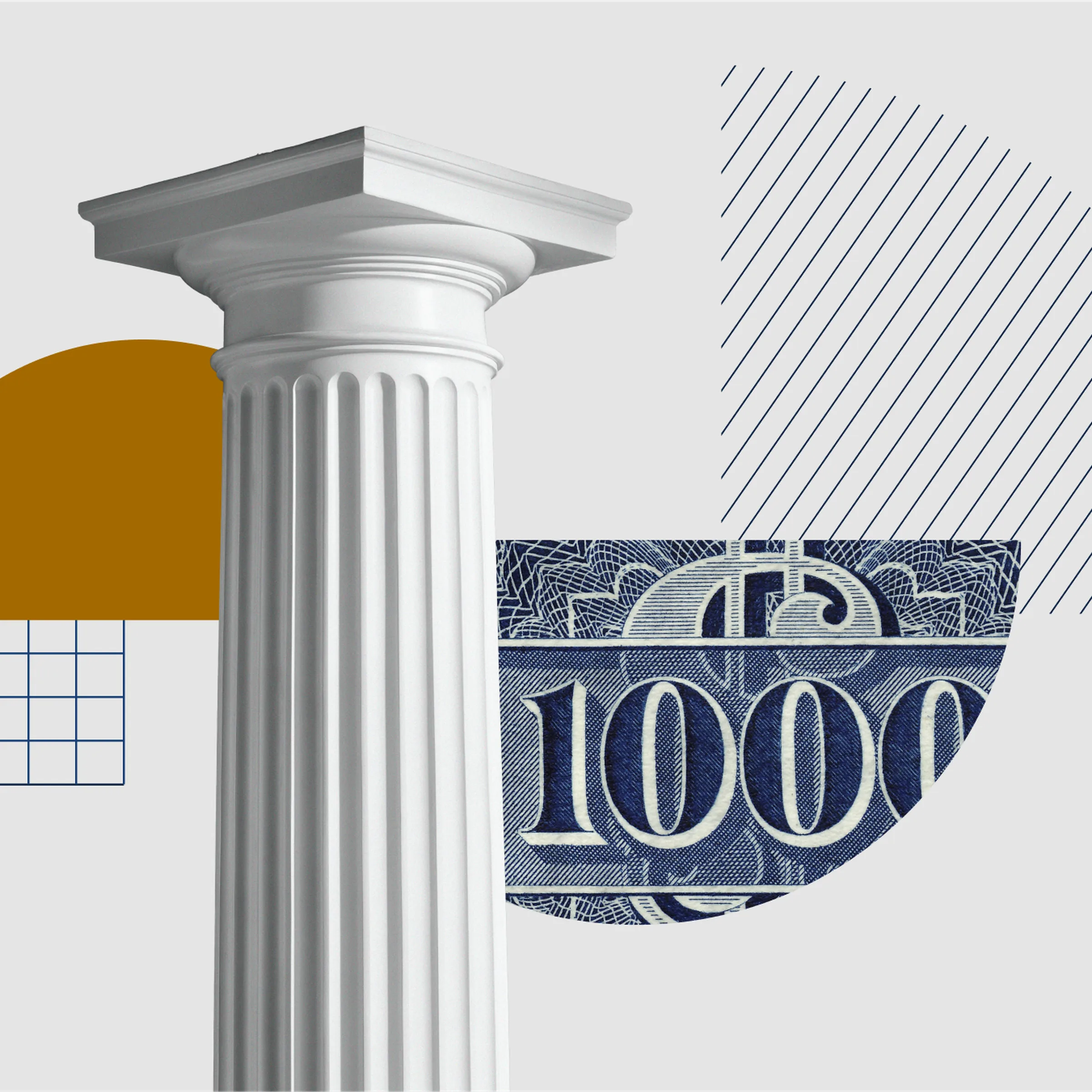 Clean, high-resolution conceptual image potentially representing data or financial strategy.