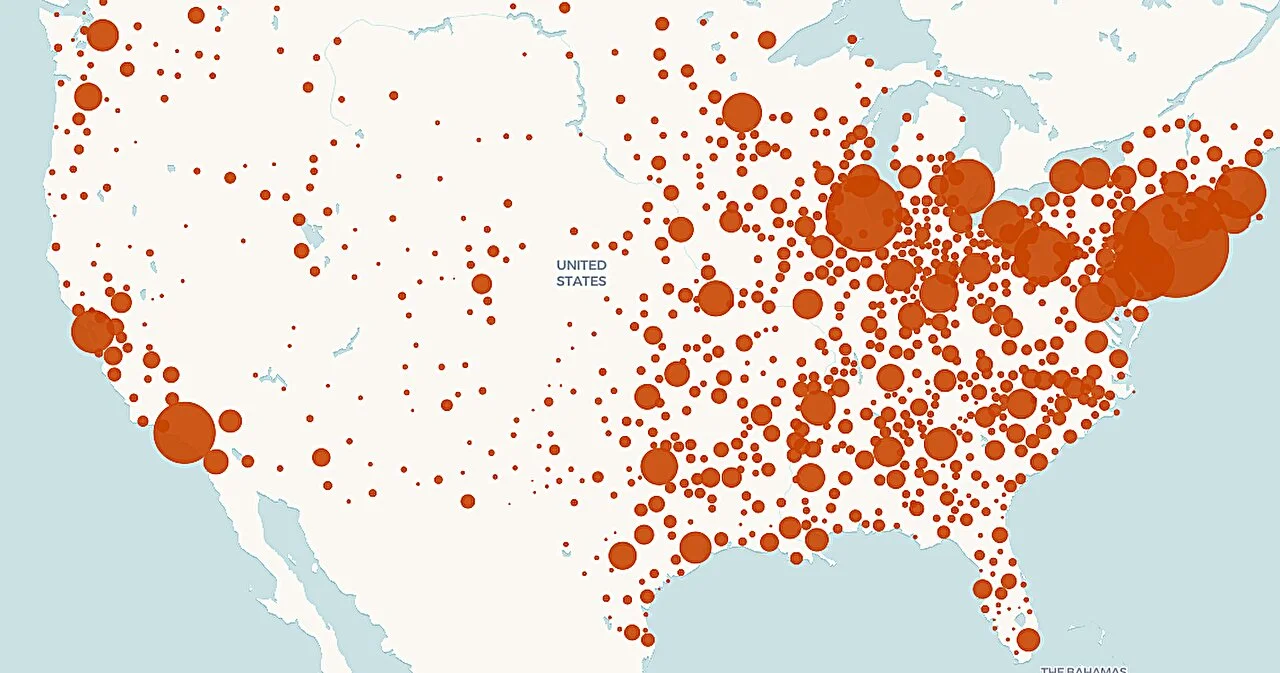 Aerial view of a vibrant city with expansive infrastructure, symbolizing innovation and strong economic performance.