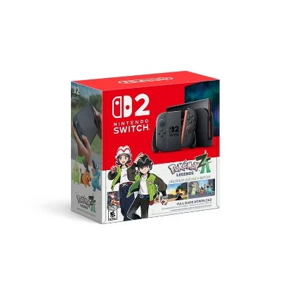 High-resolution promotional photo of the Nintendo Switch 2 and Mario Kart World packaging, shot from a side angle.