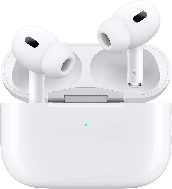 High-quality image of Apple AirPods Pro 2 displayed against a clean background for clear product visibility.