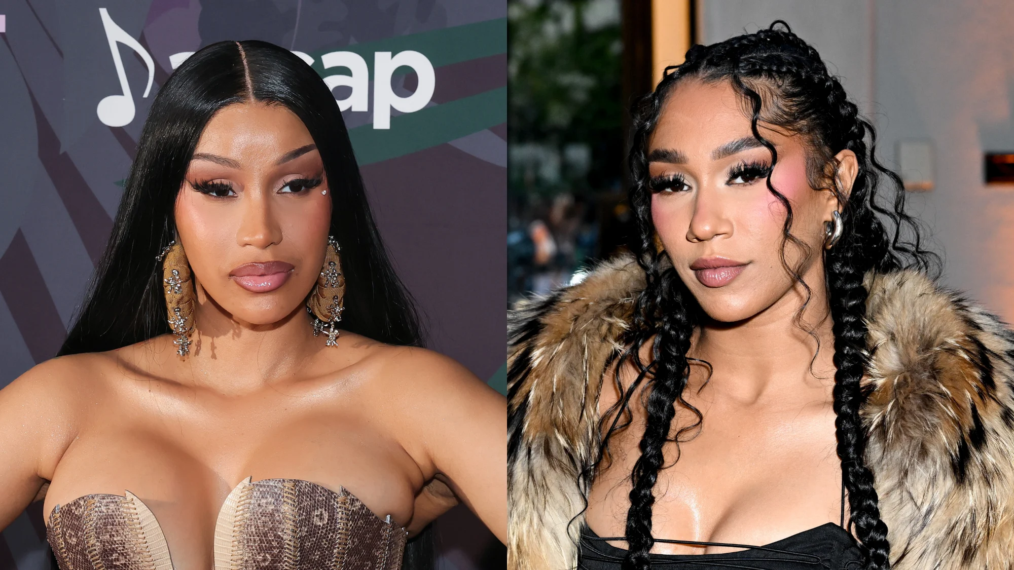 Editorial graphic related to Cardi B and Bia issue, useful for content support.