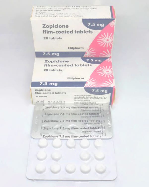 Zopiclone film coated tablets