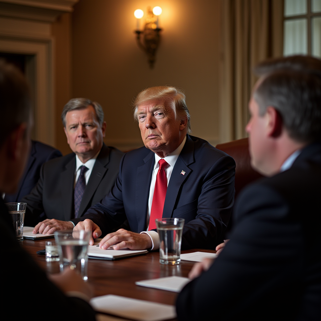 Trump at the negotiation table