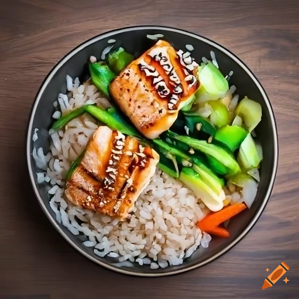 Teriyaki Glazed Mahi-Mahi Bowl