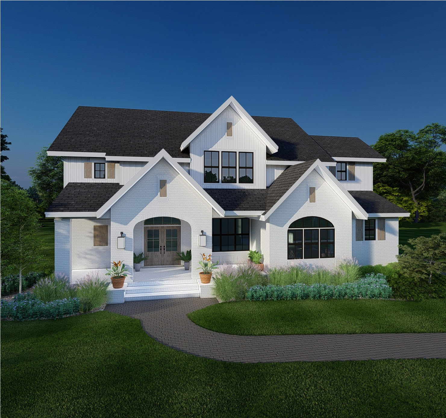 Smart home concept home
