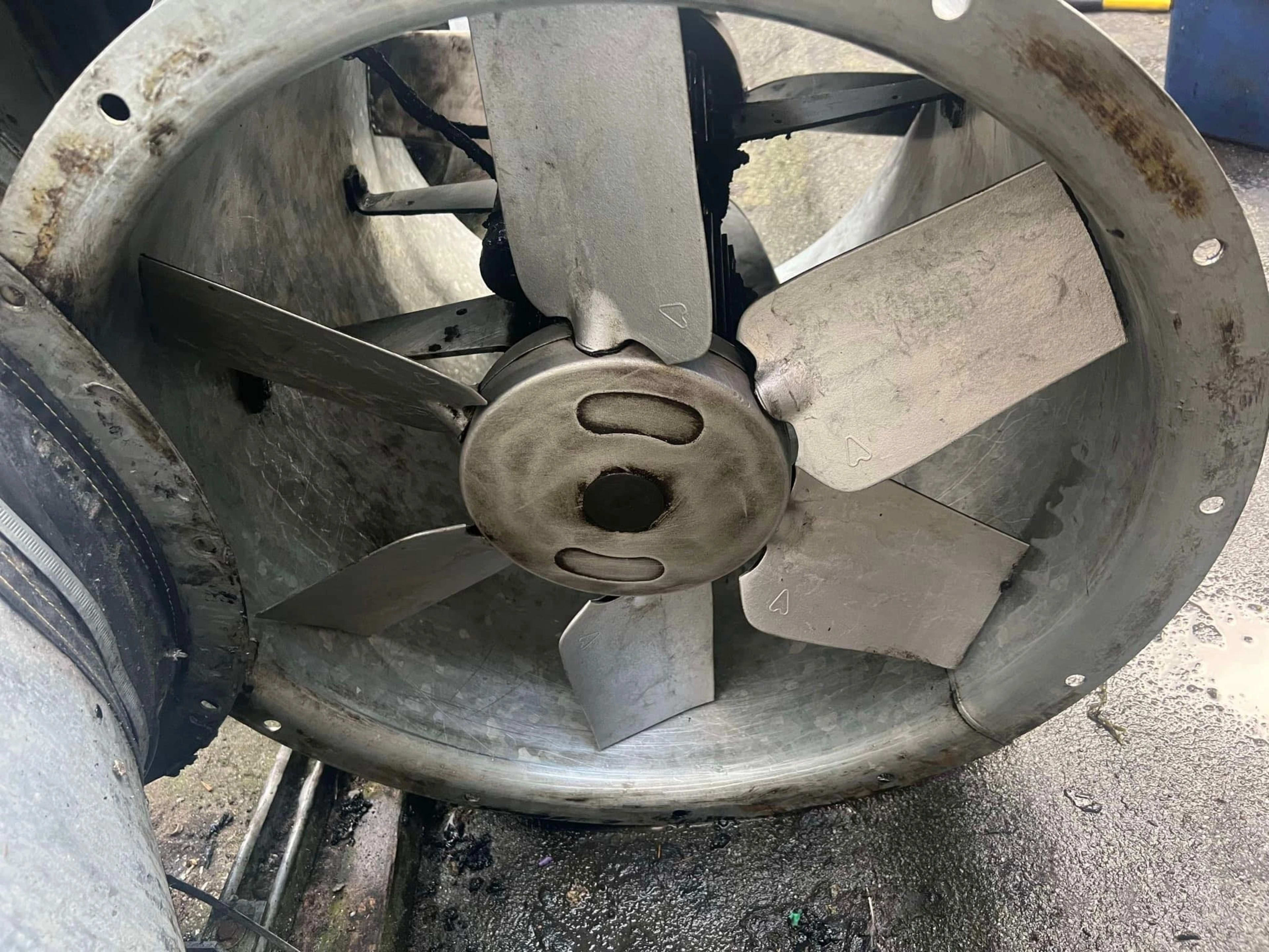 Idustrial Fan New hn2tgi — Duct Cleaning Tip Top Ltd